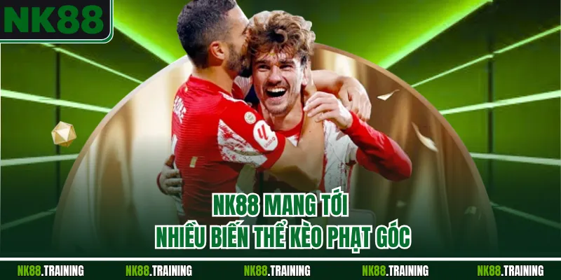 NK88 mang tới nhiều biến thể kèo phạt góc
